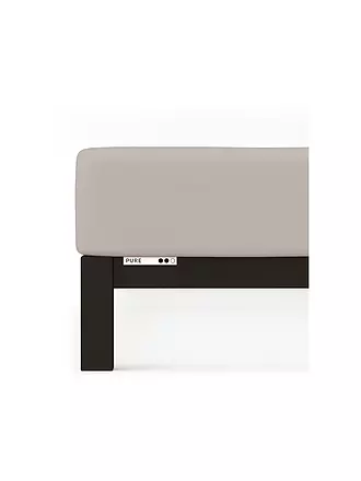 SCHLAFGUT | Jersey Spannleintuch PURE 140x200cm Sand Mid L | 